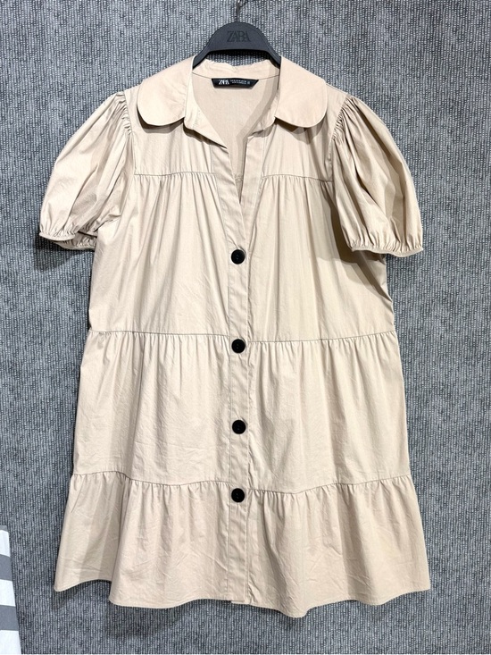 Zara Dresses & Skirts - ZARA Tiered Poplin Dress